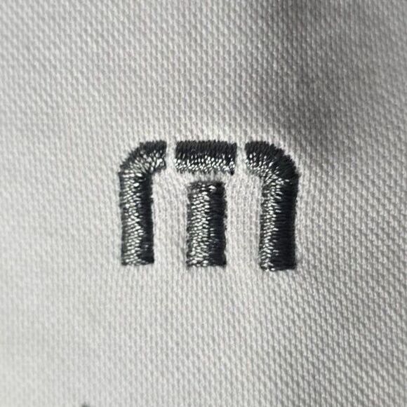 TravisMathew x Truly Men's White Golf Polo M – Limited Edition Promotional Shirt - Picture 5 of 13